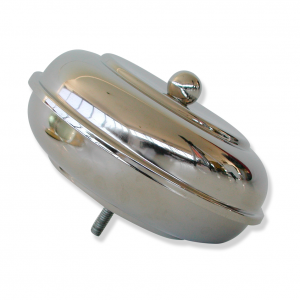 Chrome plated brass knob
