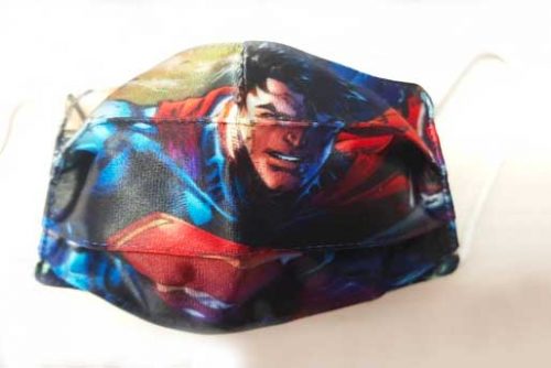 Washable face masks – Superman