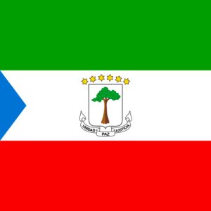Bandiera Guinea Equatoriale 45x30 Cm AZ FLAG In Poliestere 100D Con Cordicelle – Per Interni Ed Esterni Moderati