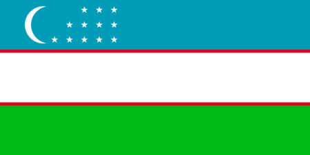 Bandiera Uzbekistan
