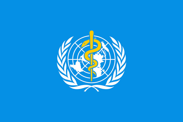 Bandiera OMS - Organizzazione Mondiale della Sanità