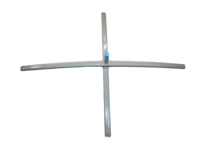 Base a croce in metallo verniciato