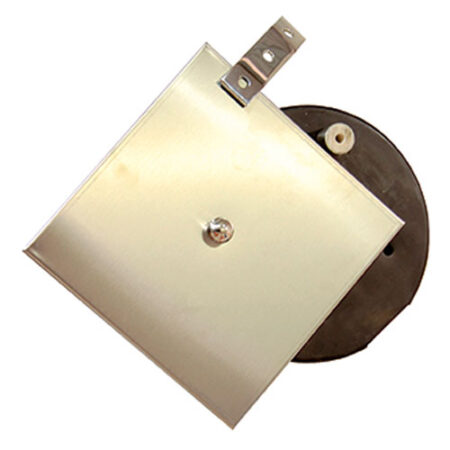 Base Hi-Tech - acciaio inox satinato - 29,5x29,5 cm