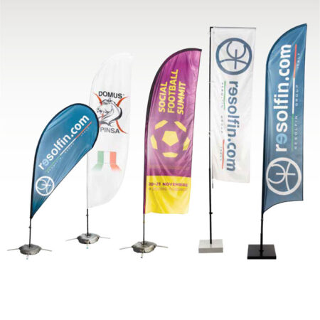 Bandiere a vela e goccia (Beach Flag)